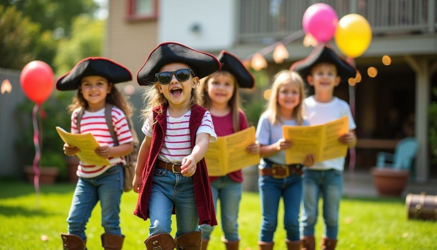 Comment organiser une fête d'enfants avec une chasse au trésor thématique ?