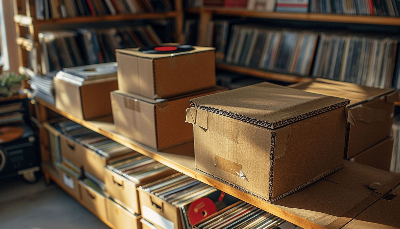 Guide pratique pour choisir des cartons adaptés aux livres et vinyles